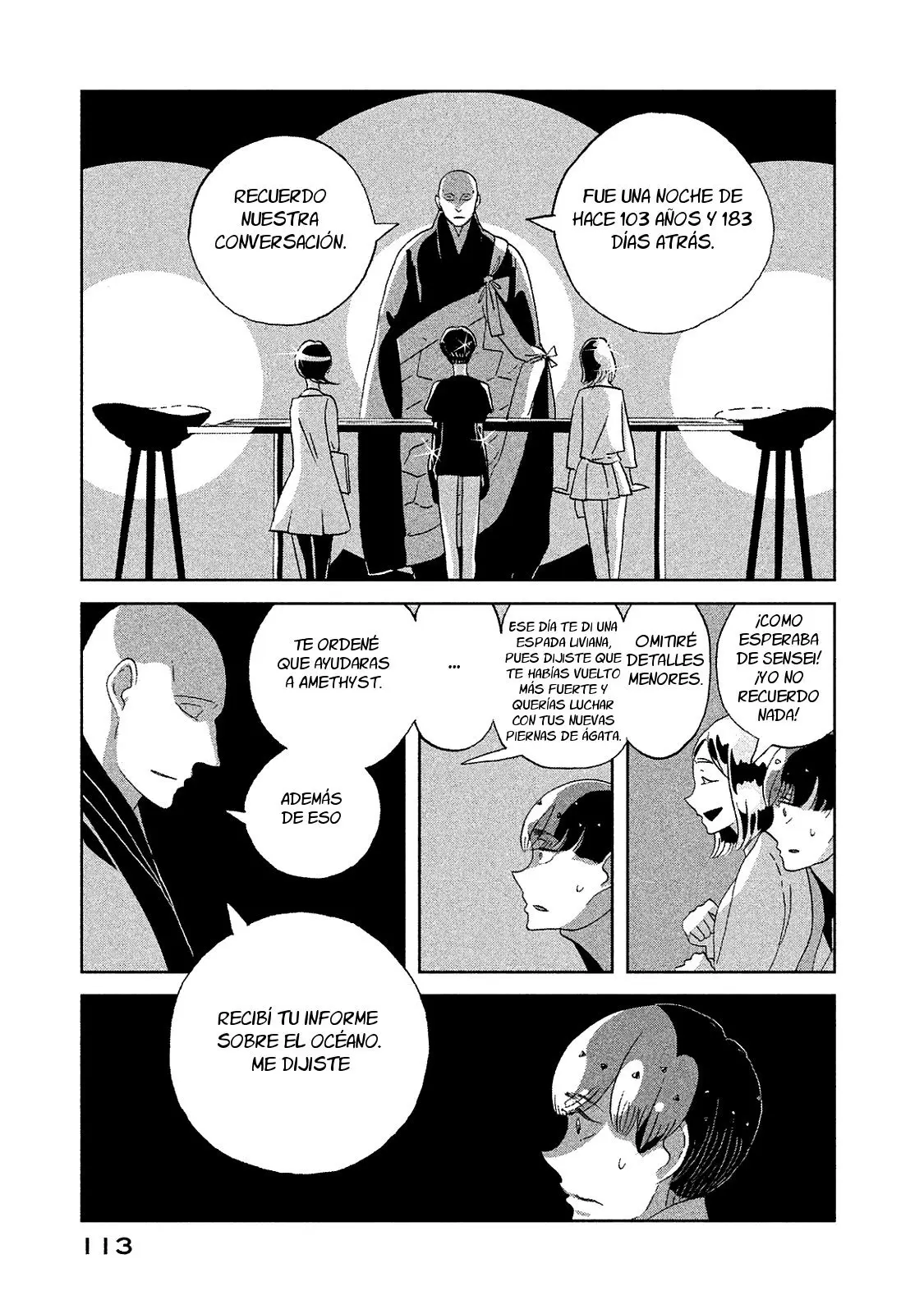 Houseki no Kuni capítulo 49, página 18