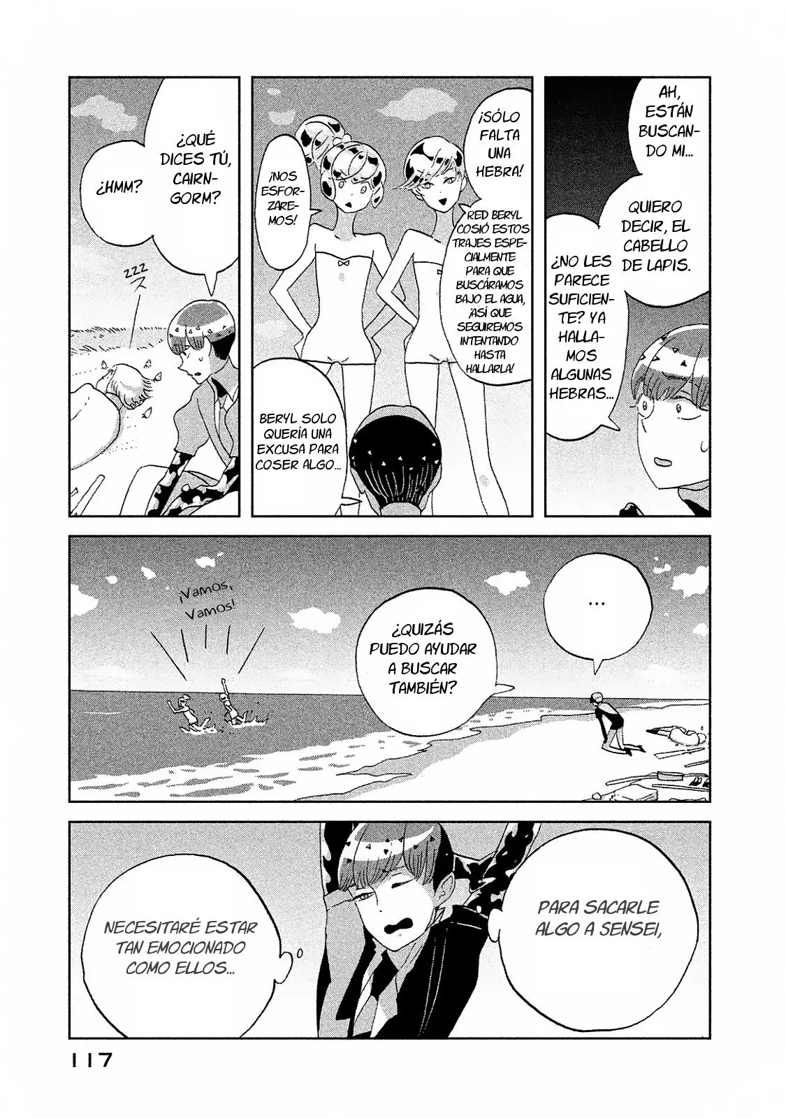 Houseki no Kuni capítulo 49, página 22