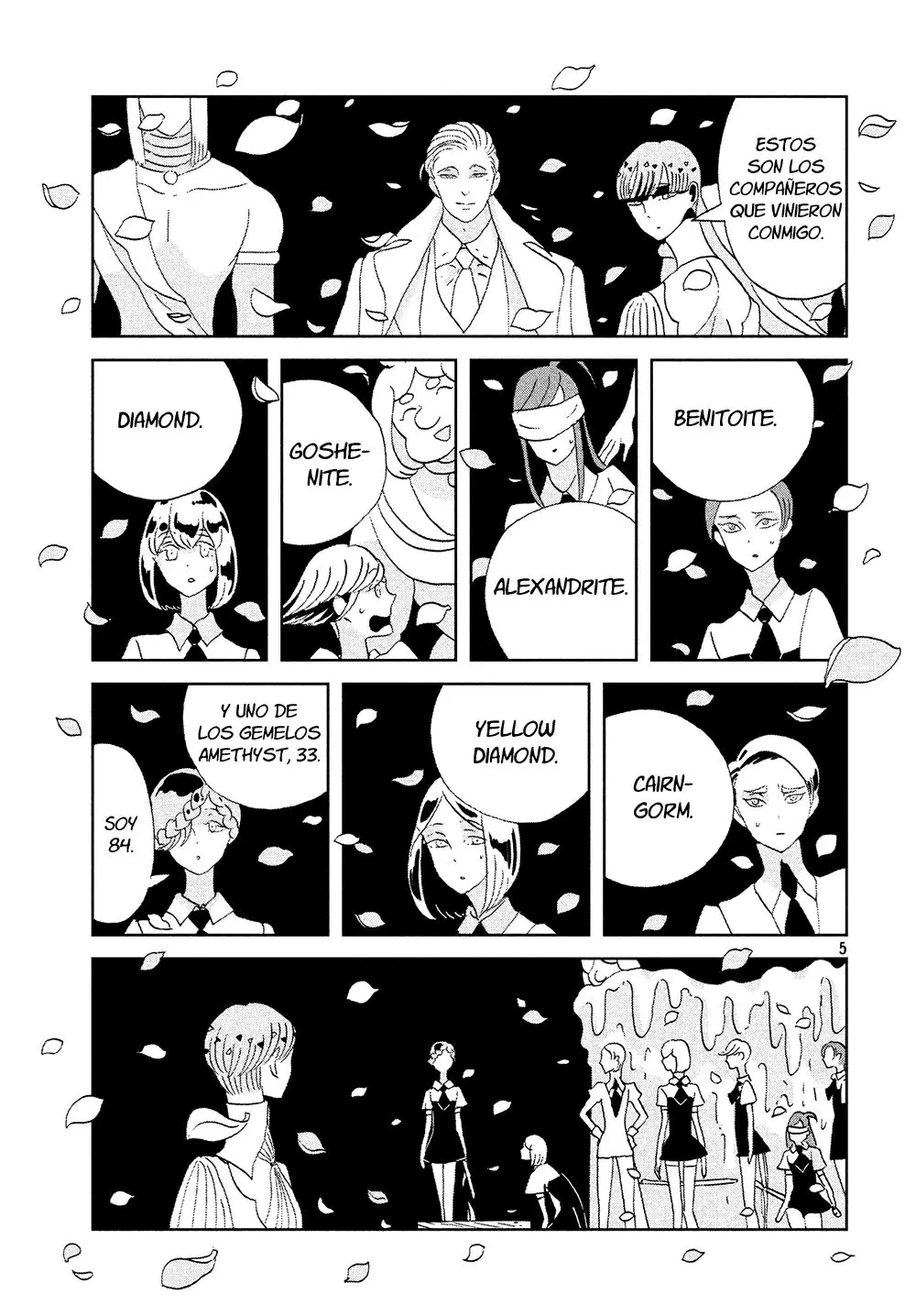 Houseki no Kuni capítulo 63, página 5