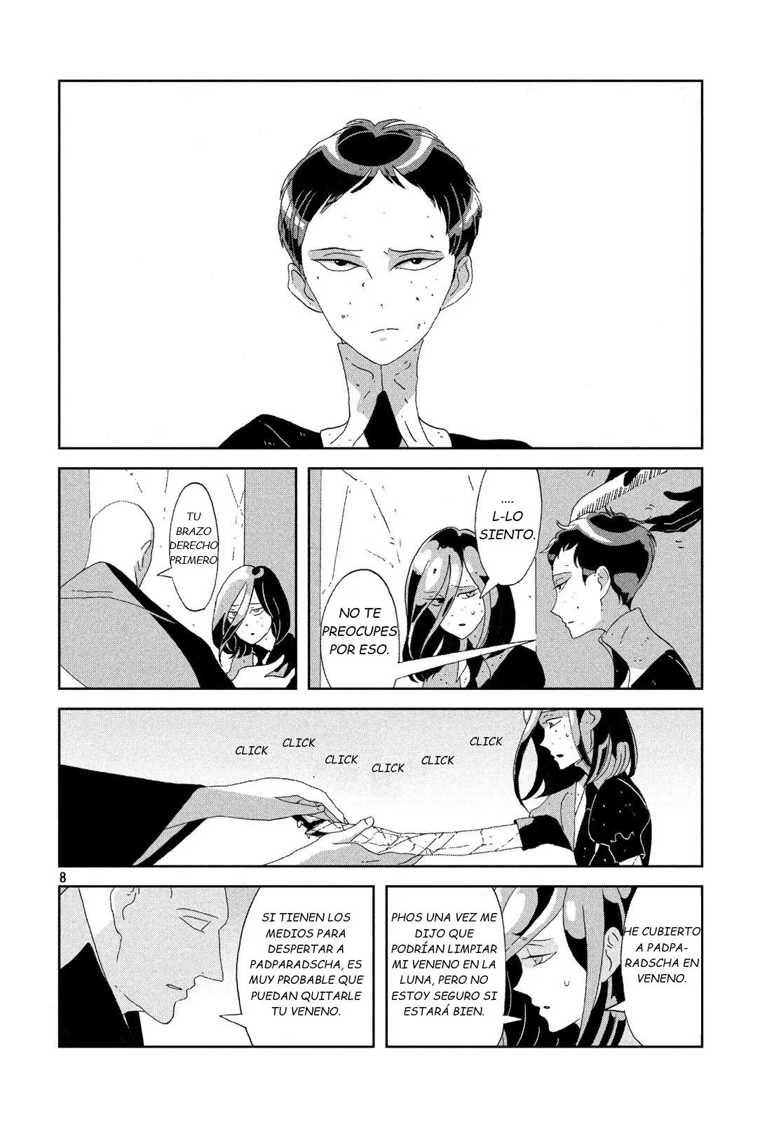 Houseki no Kuni capítulo 71, página 9