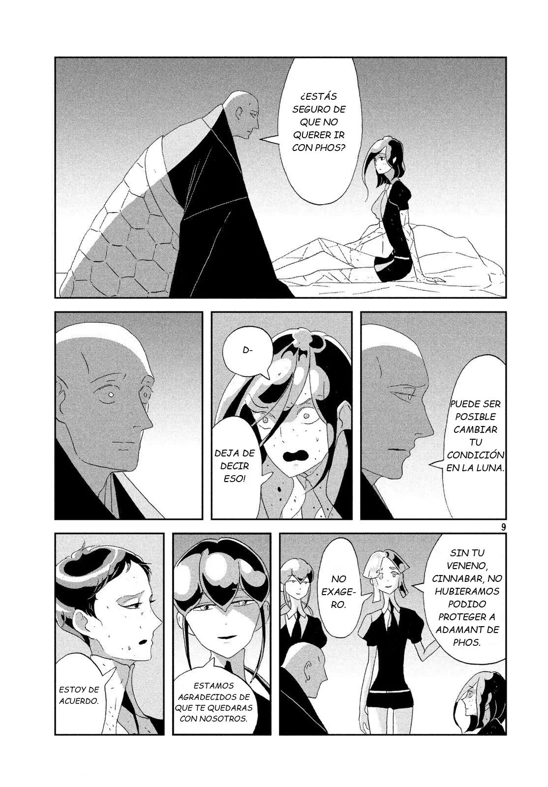 Houseki no Kuni capítulo 71, página 10
