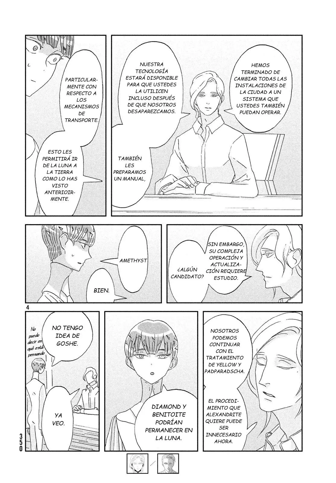 Houseki no Kuni capítulo 76, página 5