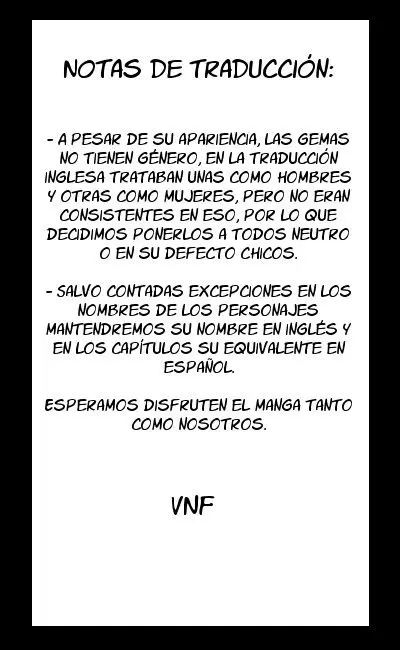 Houseki no Kuni capítulo 8, página 1