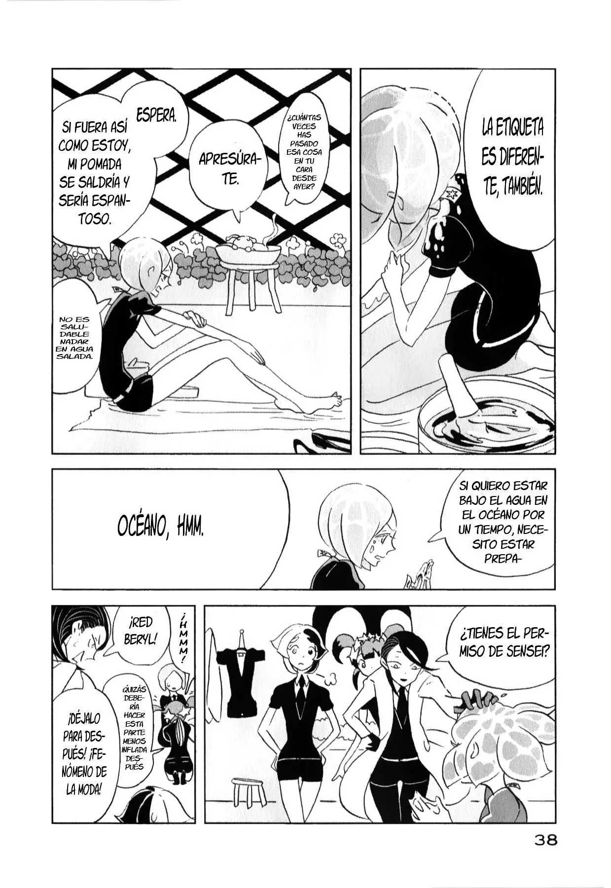 Houseki no Kuni capítulo 8, página 9