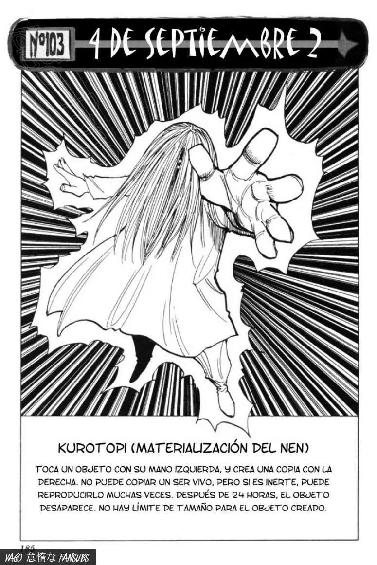 Hunter X Hunter capítulo 103, página 3