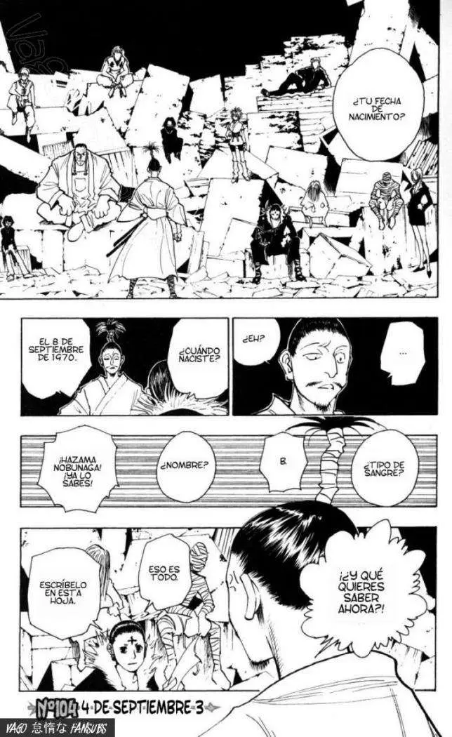 Hunter X Hunter capítulo 104, página 3