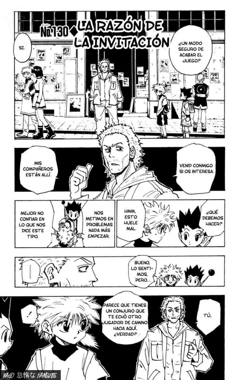 Hunter X Hunter capítulo 130, página 1