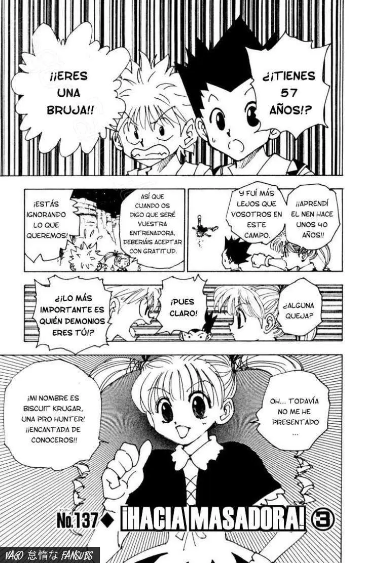 Hunter X Hunter capítulo 137, página 1
