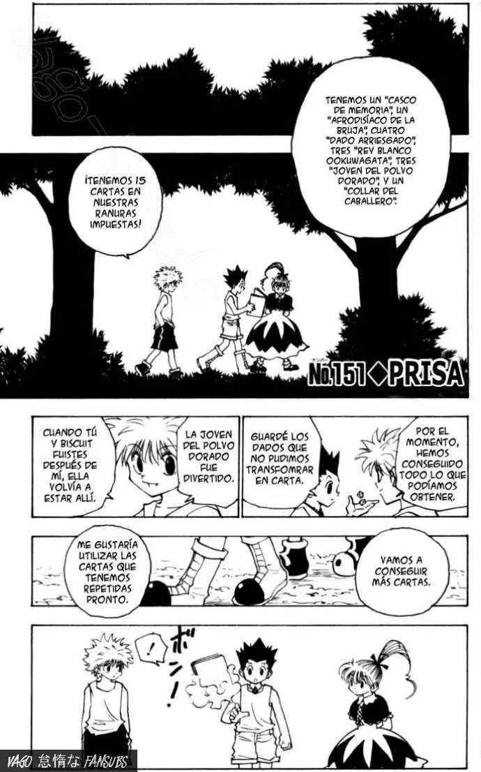 Hunter X Hunter capítulo 151, página 1