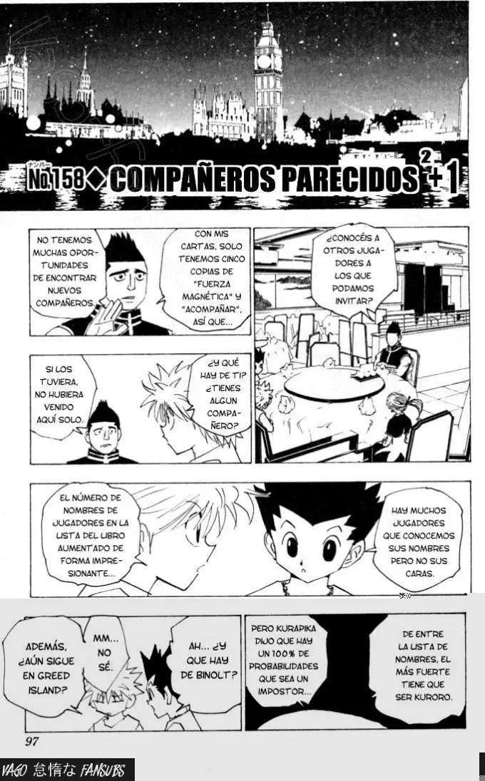 Hunter X Hunter capítulo 158, página 1