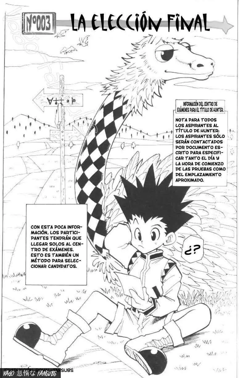 Hunter X Hunter capítulo 3, página 2
