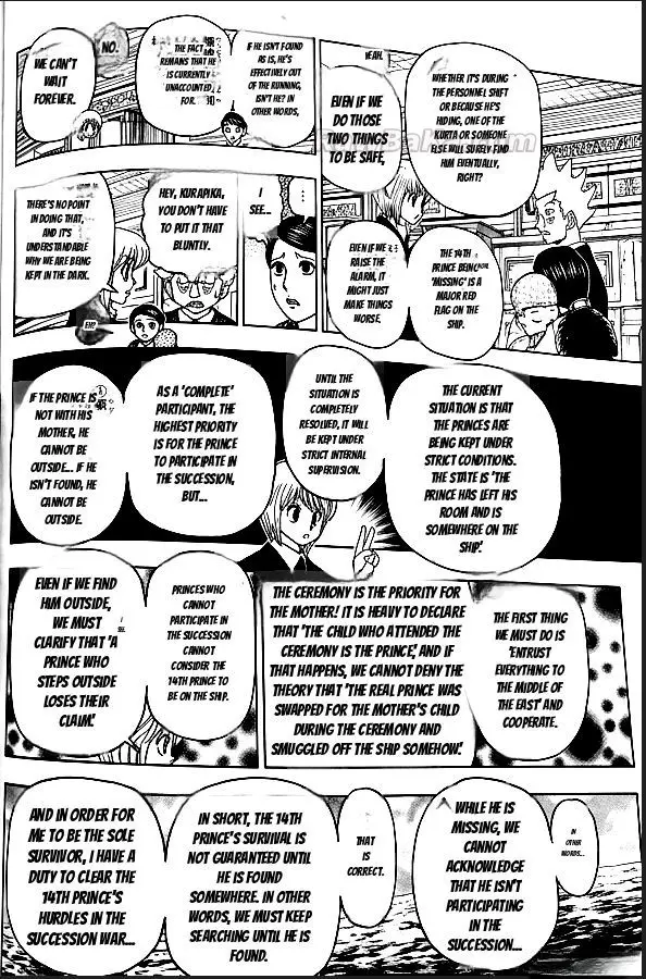Hunter X Hunter capítulo 414, página 14