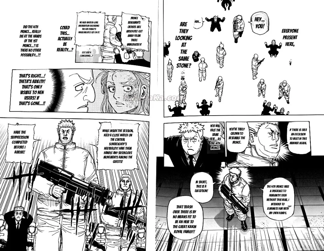 Hunter X Hunter capítulo 417, página 3