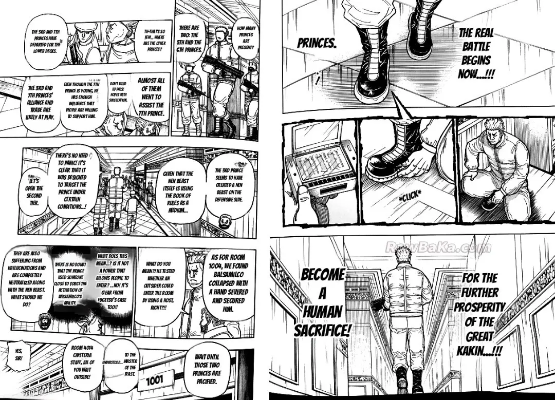 Hunter X Hunter capítulo 417, página 4