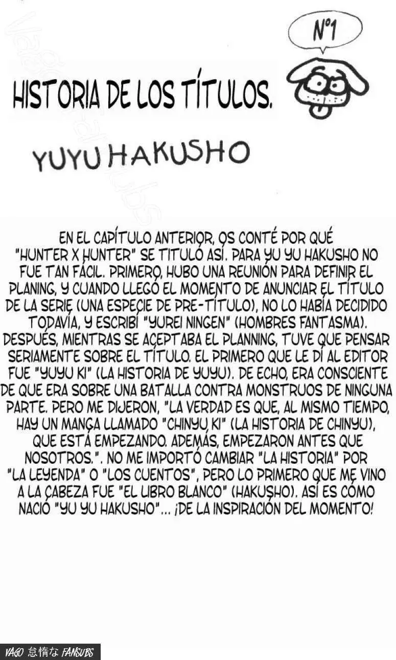 Hunter X Hunter capítulo 47, página 1