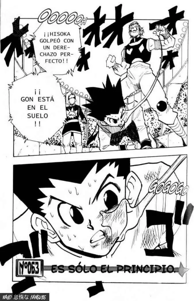 Hunter X Hunter capítulo 63, página 3