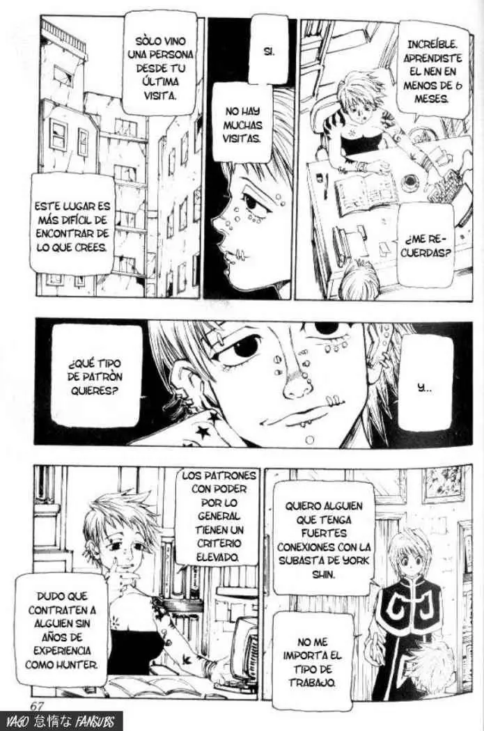 Hunter X Hunter capítulo 67, página 6