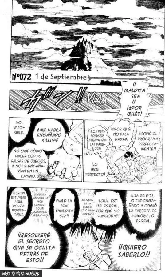Hunter X Hunter capítulo 72, página 3