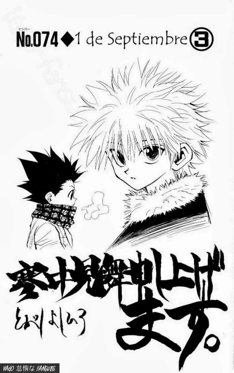 Hunter X Hunter capítulo 74, página 2