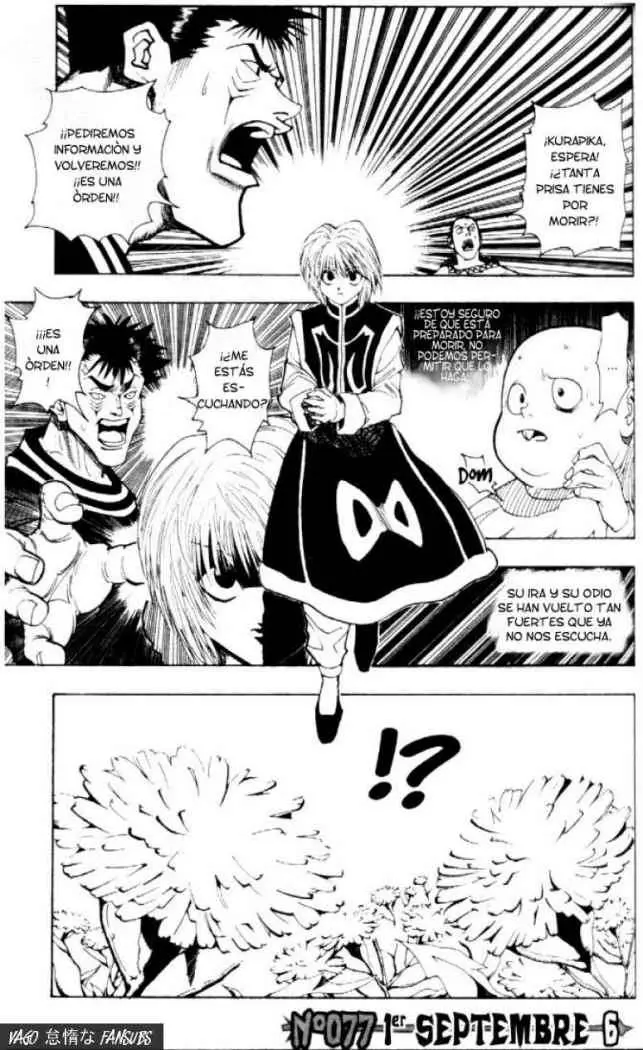 Hunter X Hunter capítulo 77, página 2