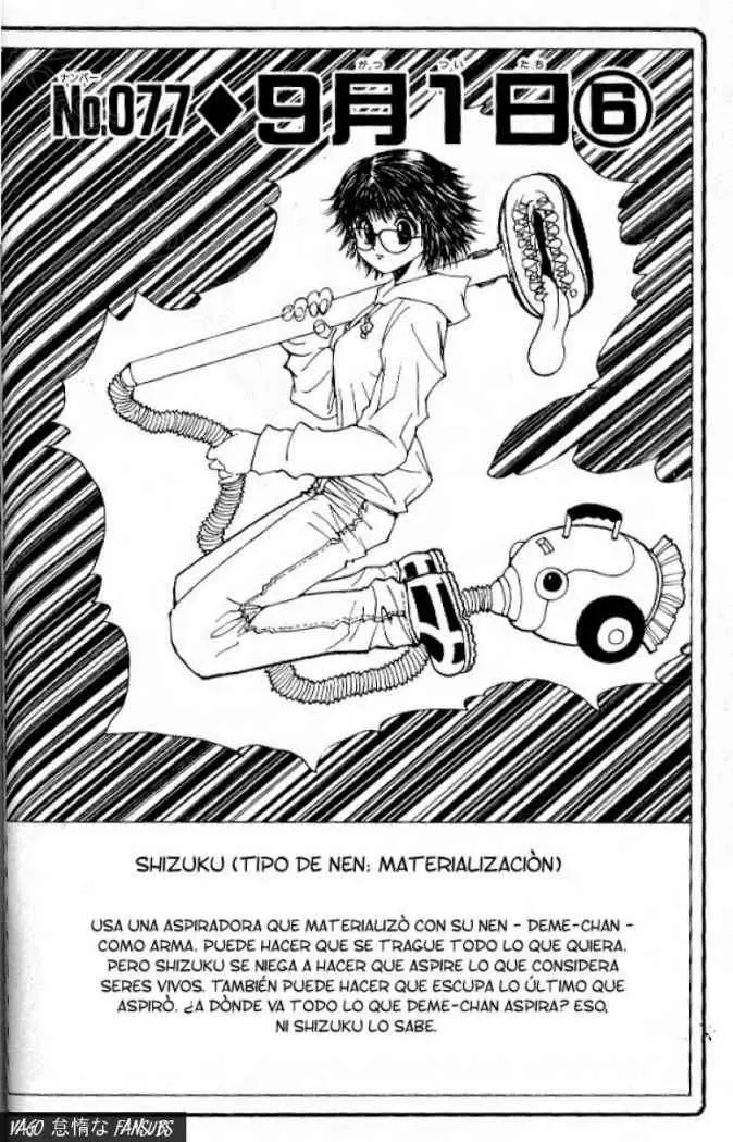 Hunter X Hunter capítulo 77, página 5