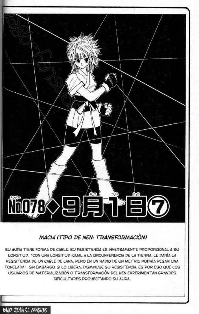 Hunter X Hunter capítulo 78, página 3