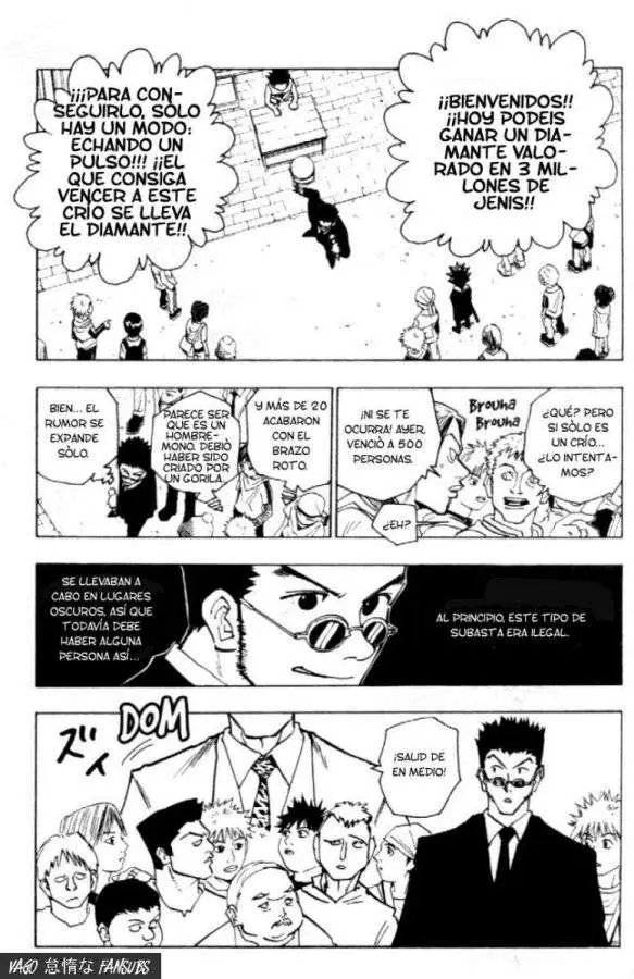Hunter X Hunter capítulo 80, página 4