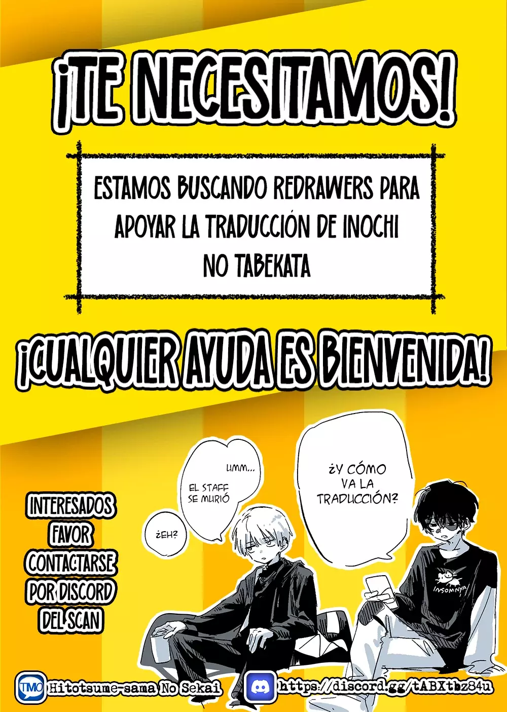 Inochi no Tabekata capítulo 7, página 2