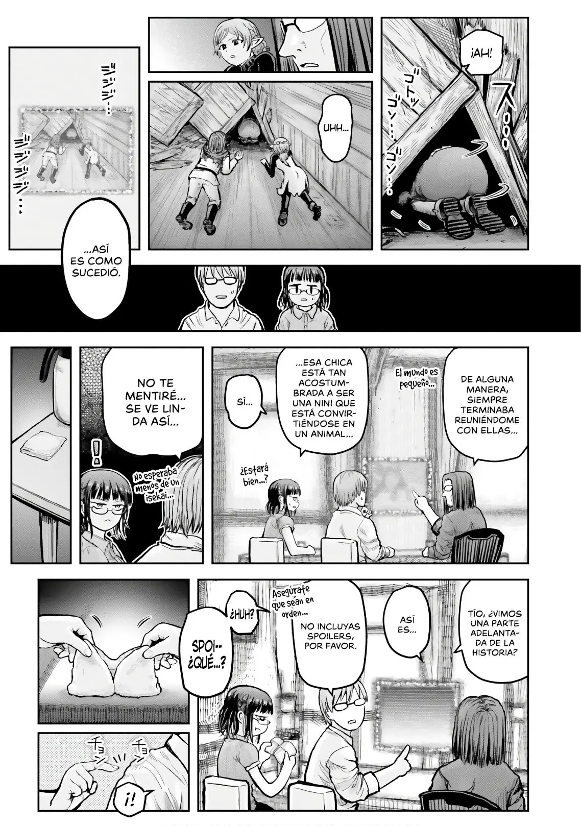 Isekai Ojisan capítulo 18.5, página 8