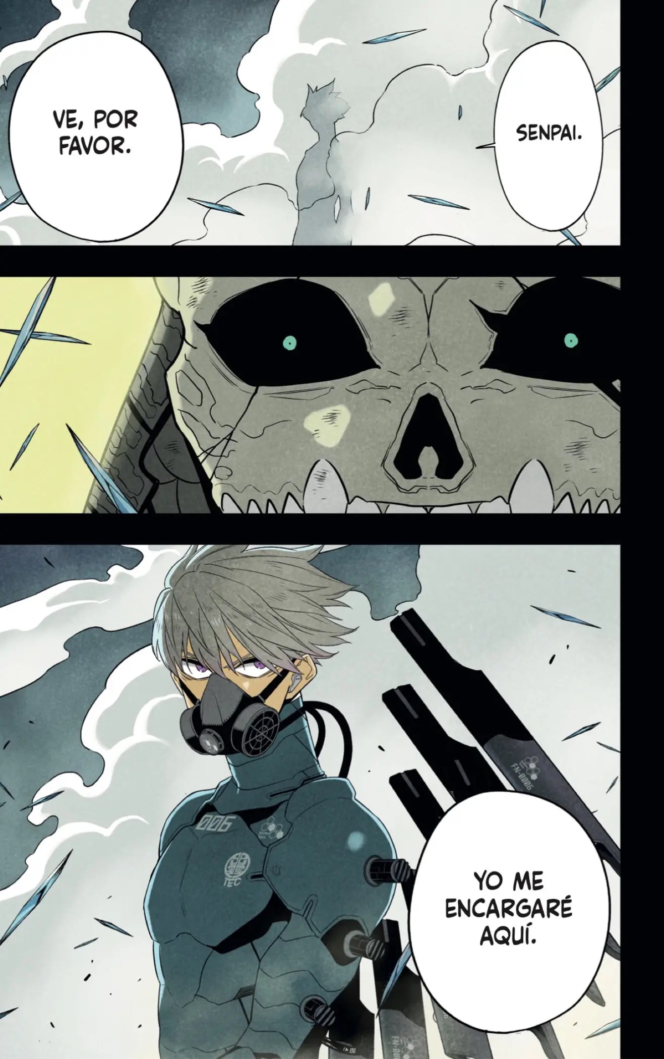 Kaiju No. 8 capítulo 100, página 1