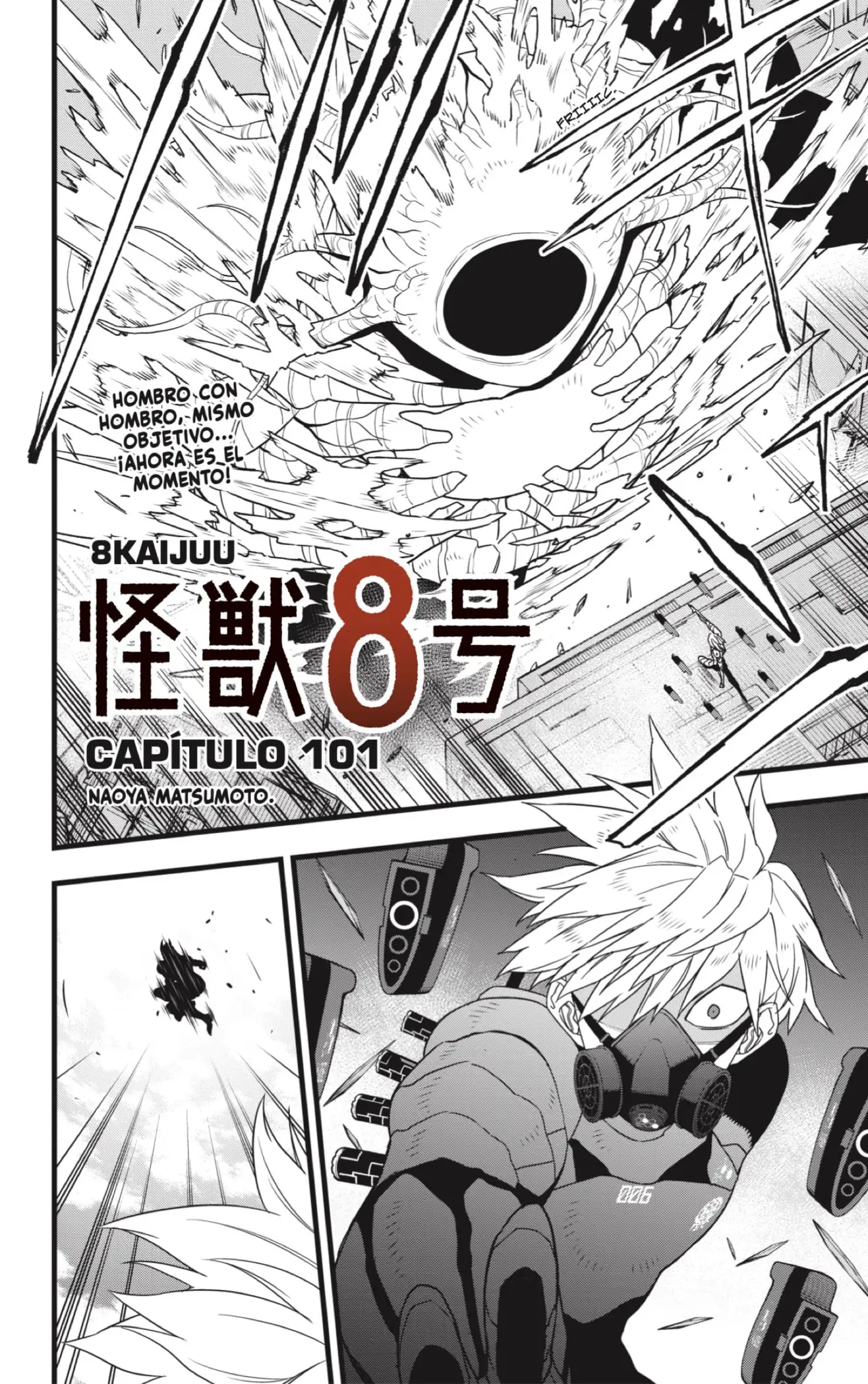 Kaiju No. 8 capítulo 101, página 2