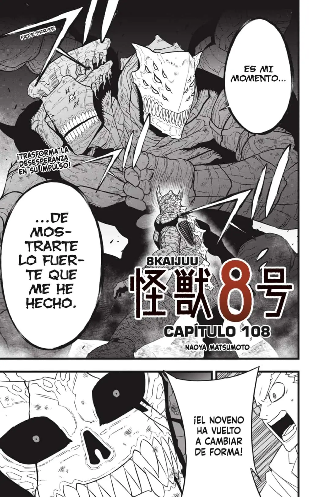 Kaiju No. 8 capítulo 108, página 1