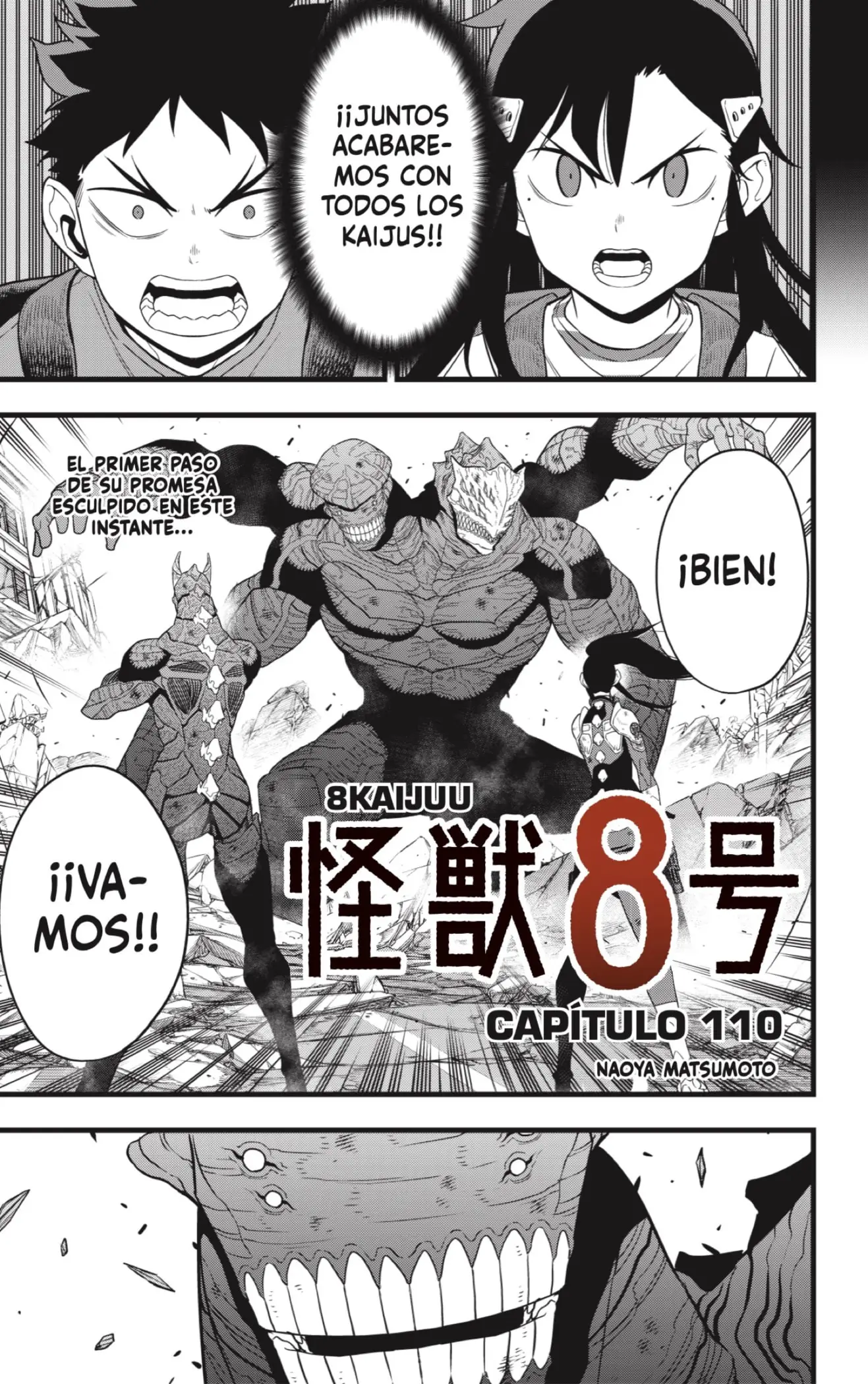 Kaiju No. 8 capítulo 110, página 1