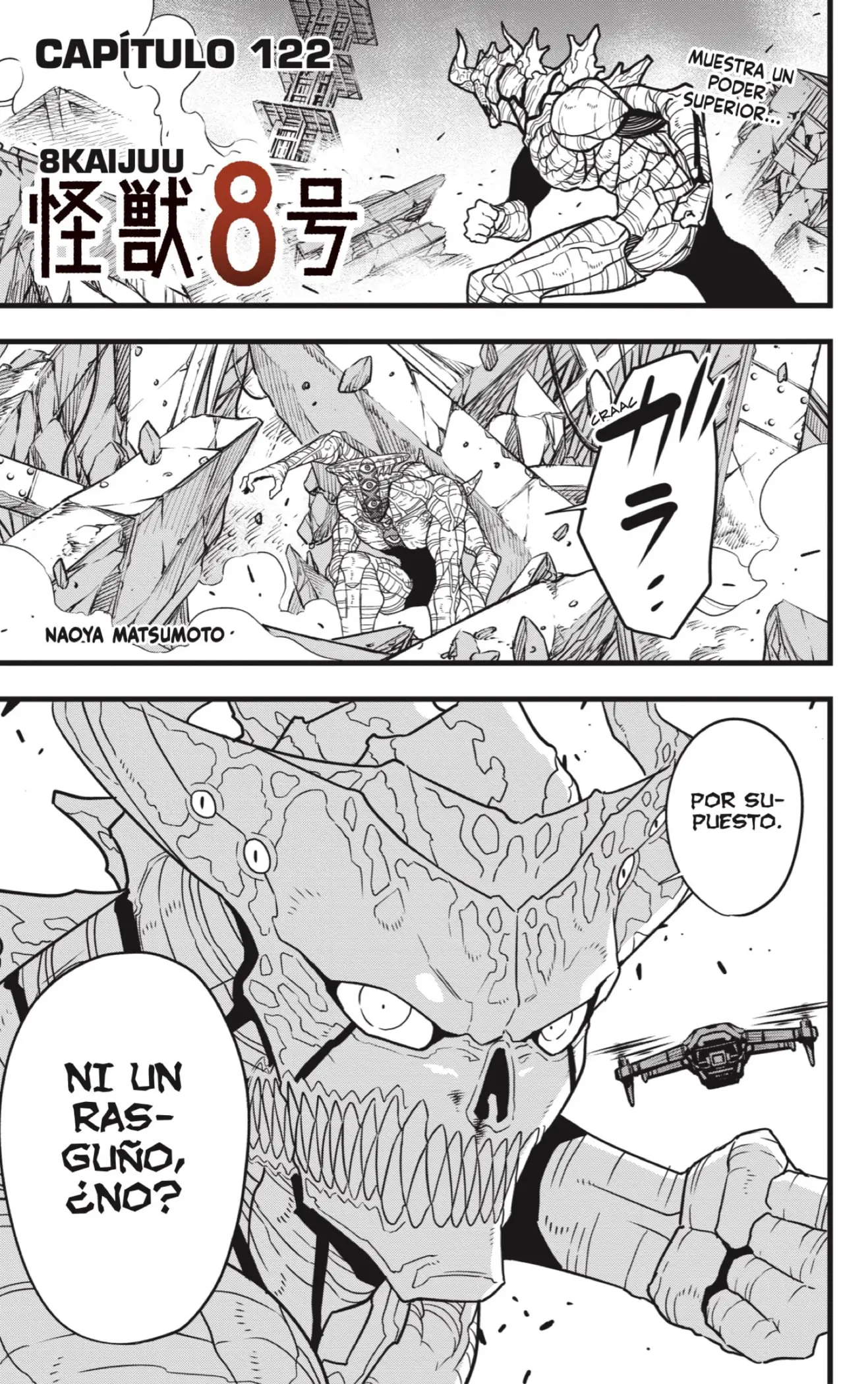 Kaiju No. 8 capítulo 122, página 1