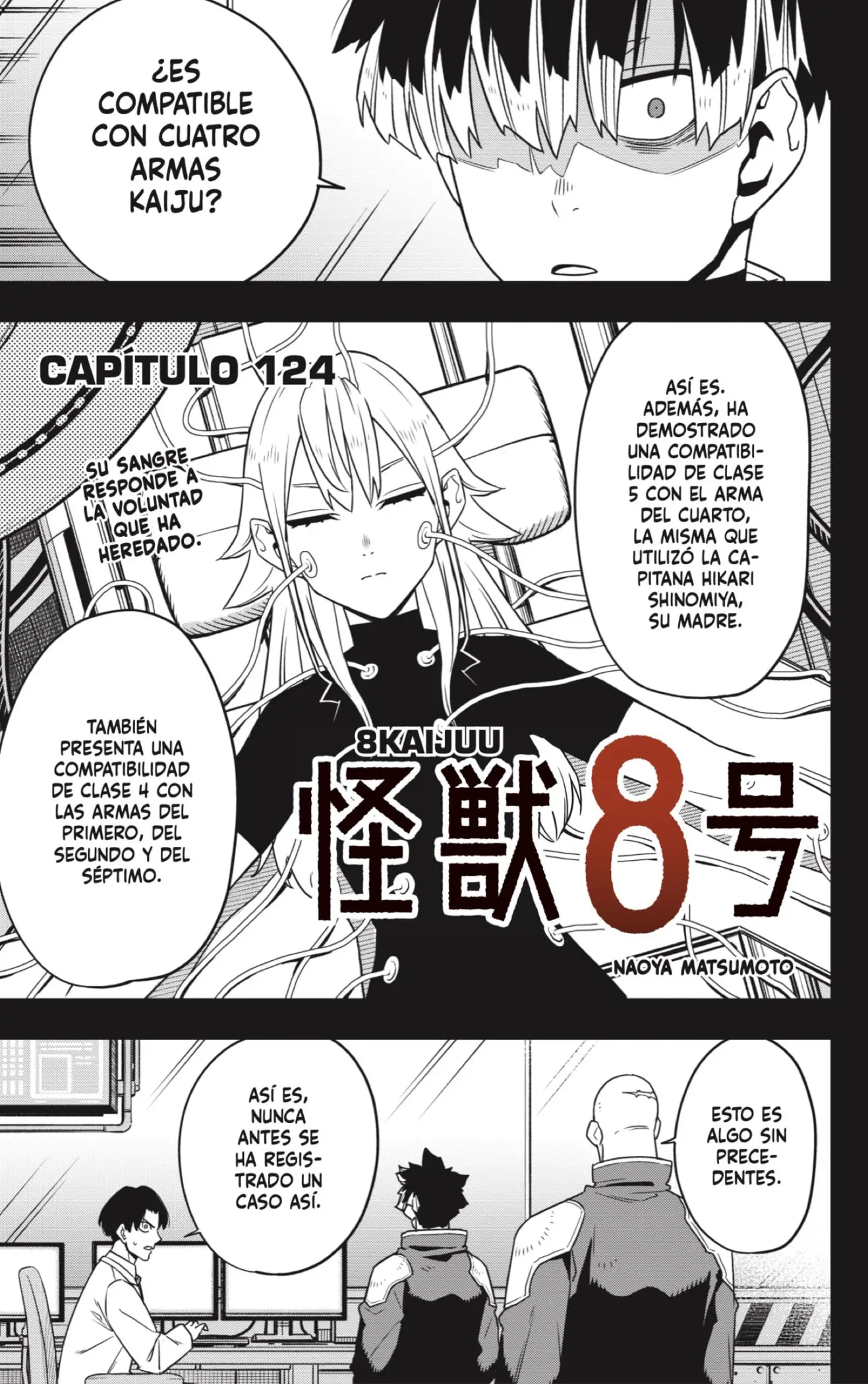 Kaiju No. 8 capítulo 124, página 1
