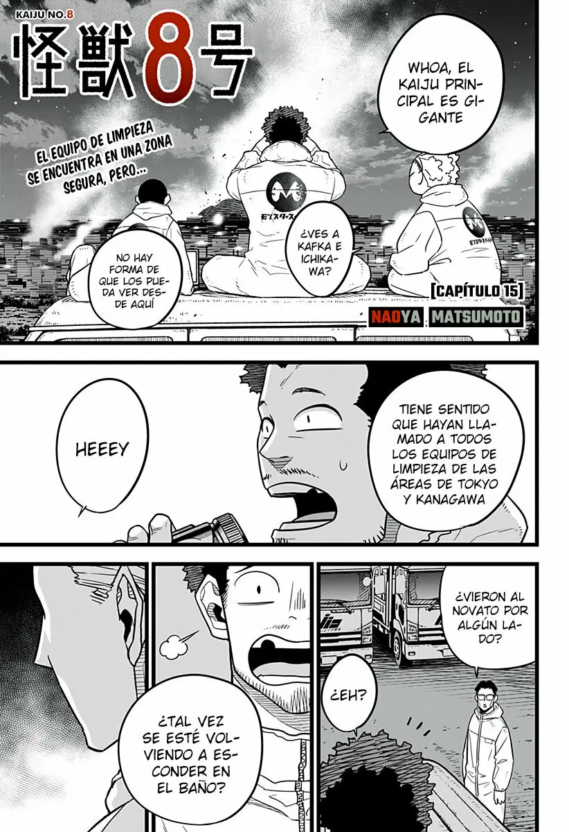 Kaiju No. 8 capítulo 15, página 2