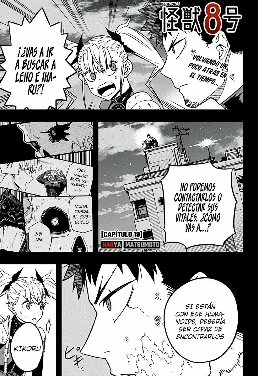 Kaiju No. 8 capítulo 19, página 1