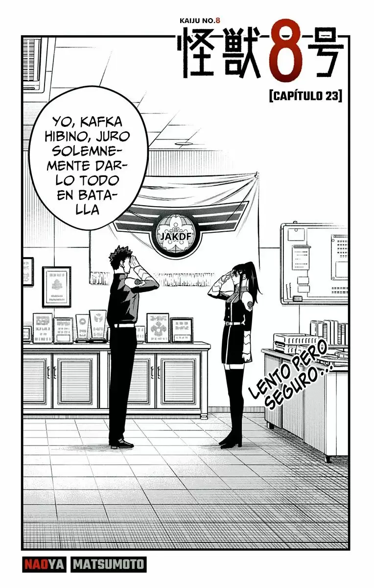 Kaiju No. 8 capítulo 23, página 3