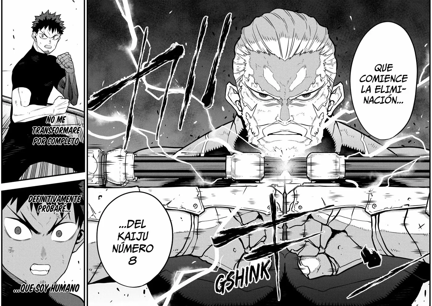 Kaiju No. 8 capítulo 35, página 4