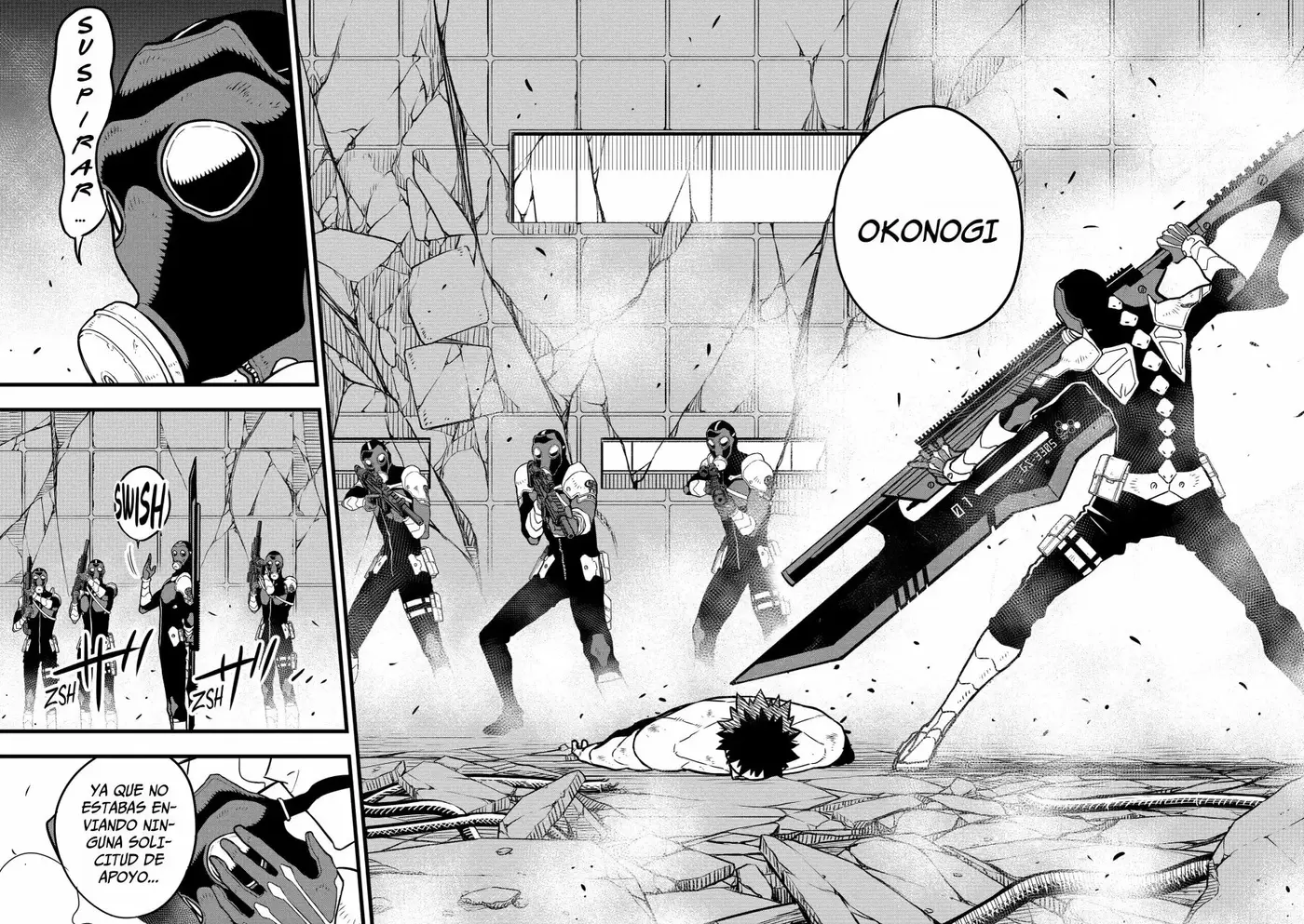 Kaiju No. 8 capítulo 38, página 2