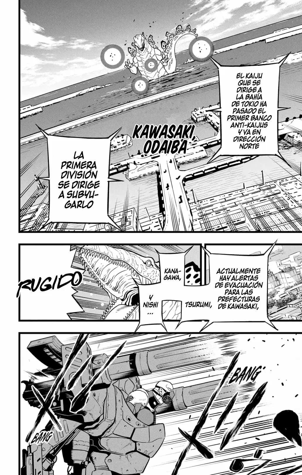 Kaiju No. 8 capítulo 39, página 14