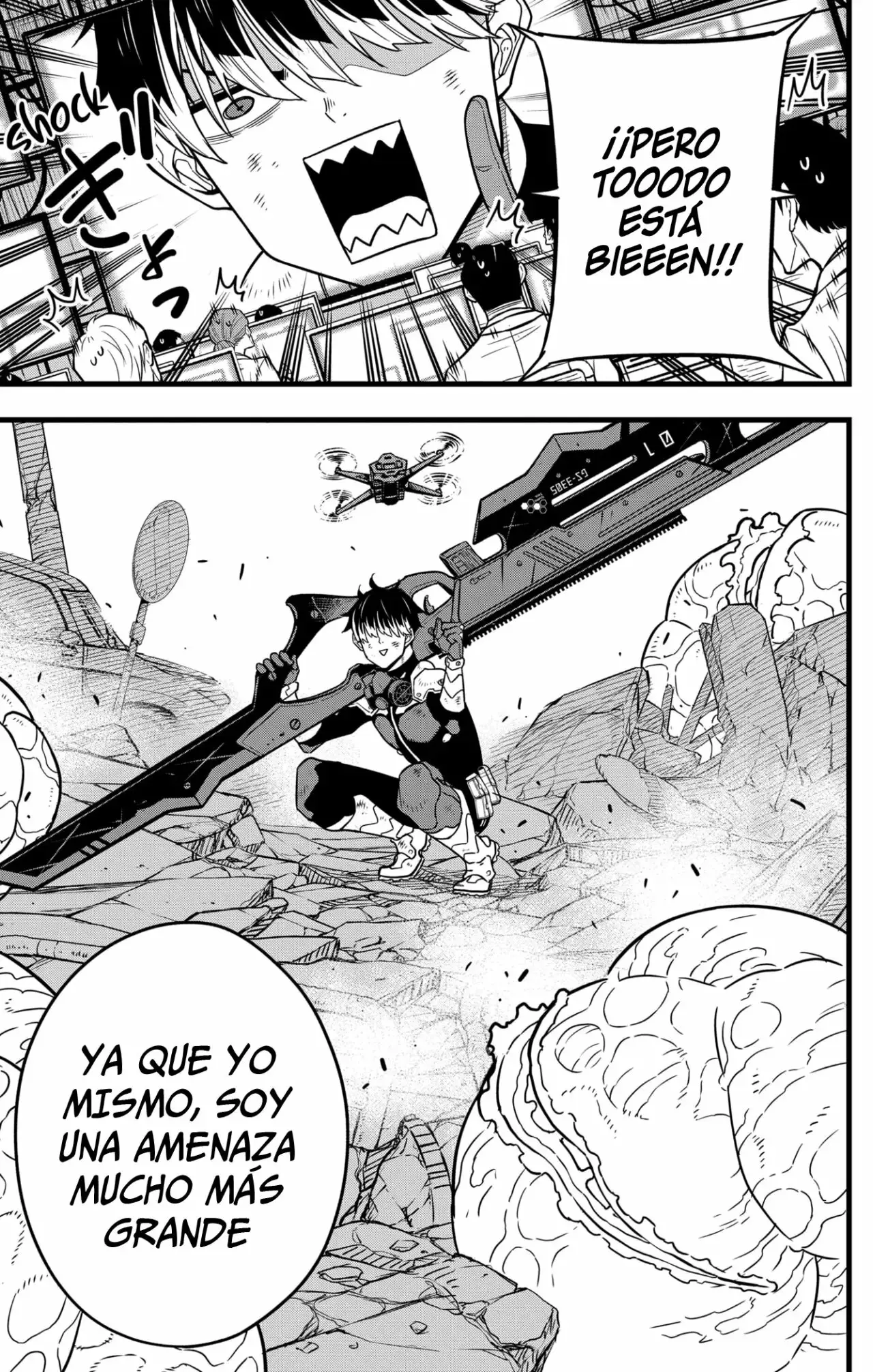 Kaiju No. 8 capítulo 47, página 18