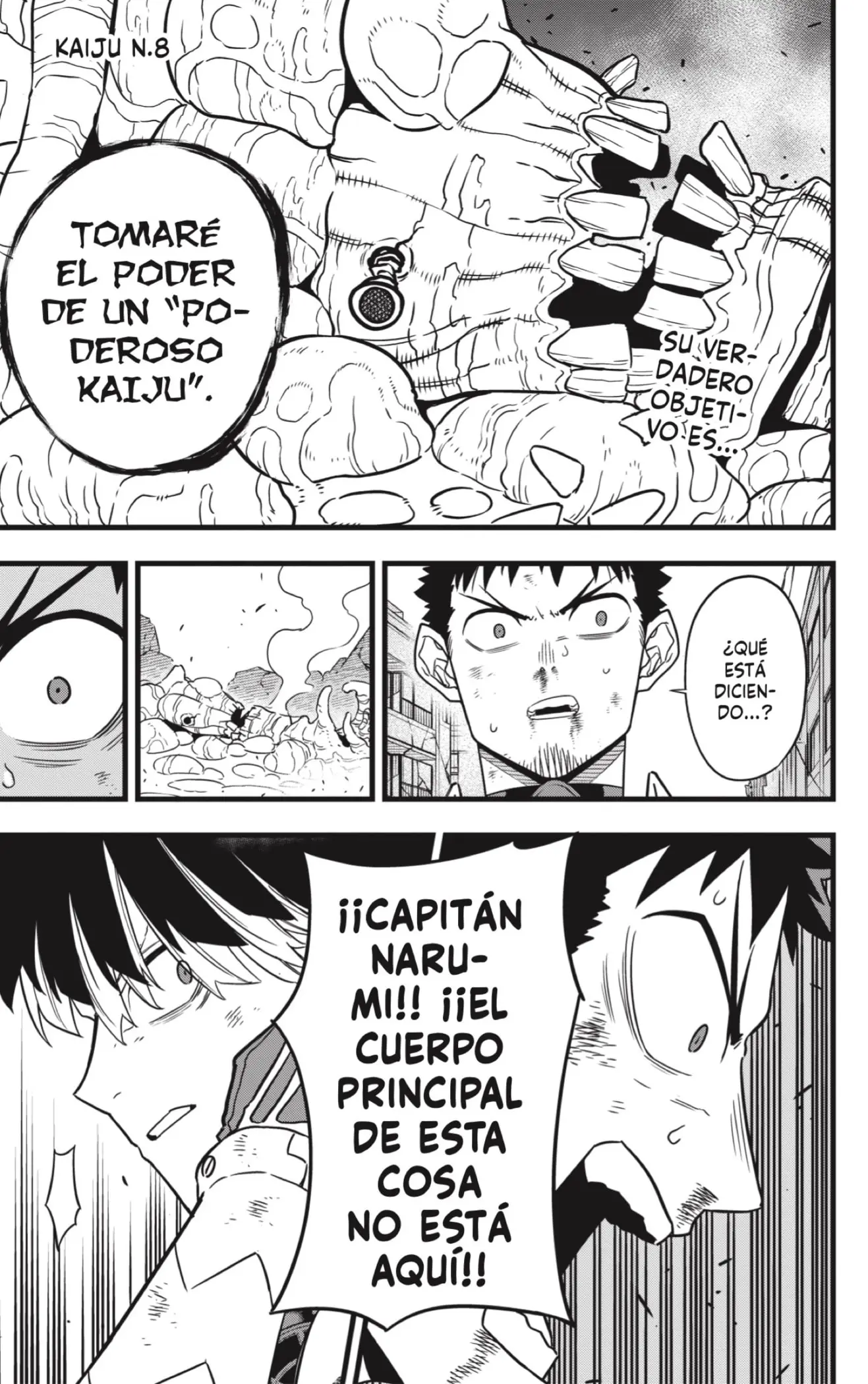 Kaiju No. 8 capítulo 49, página 1