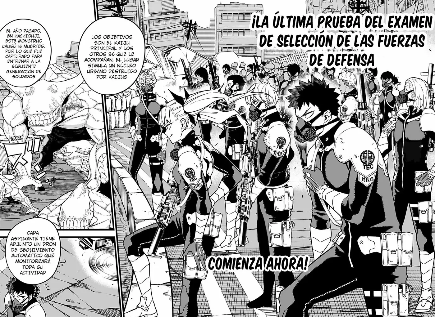 Kaiju No. 8 capítulo 5, página 9