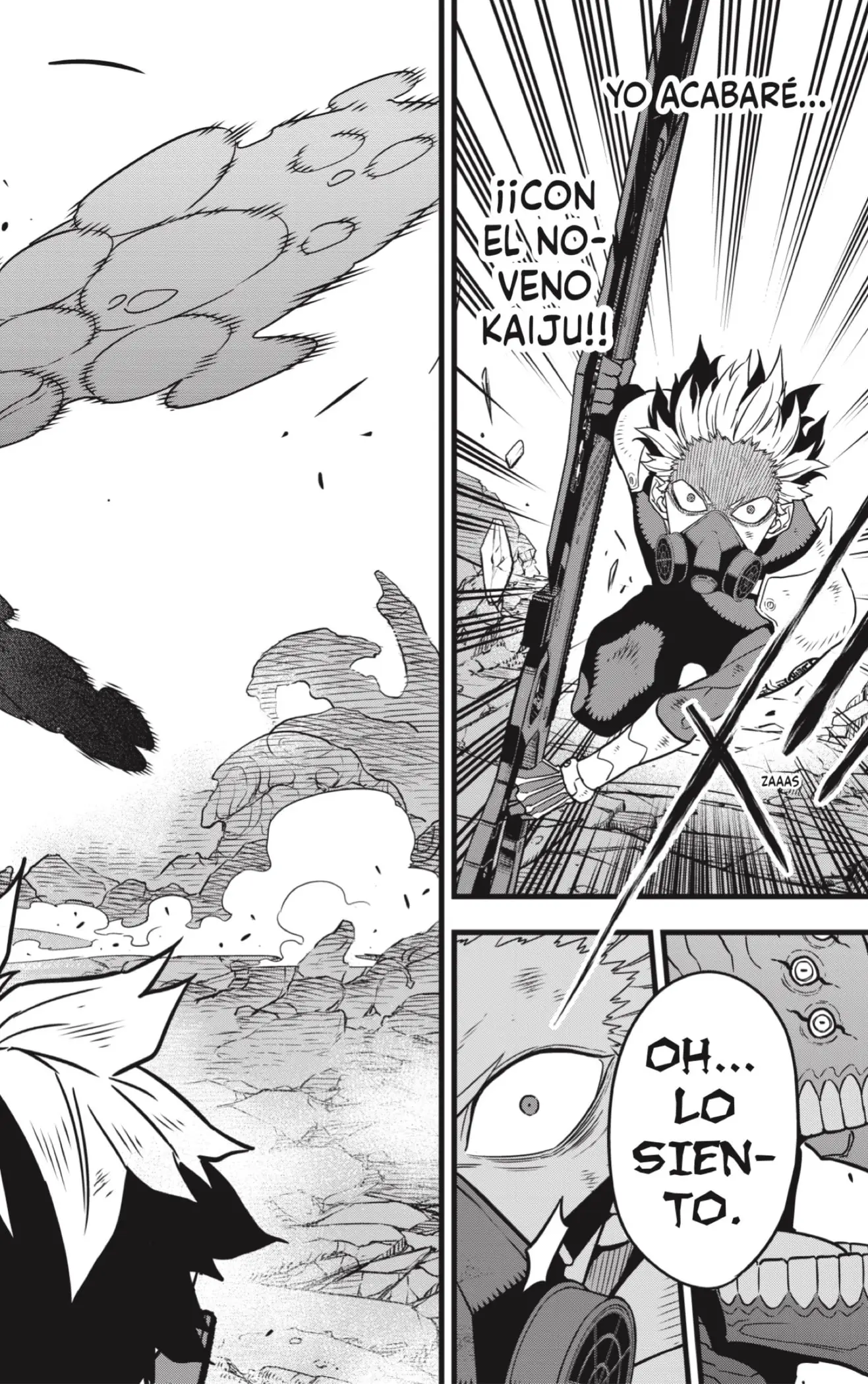 Kaiju No. 8 capítulo 52, página 14