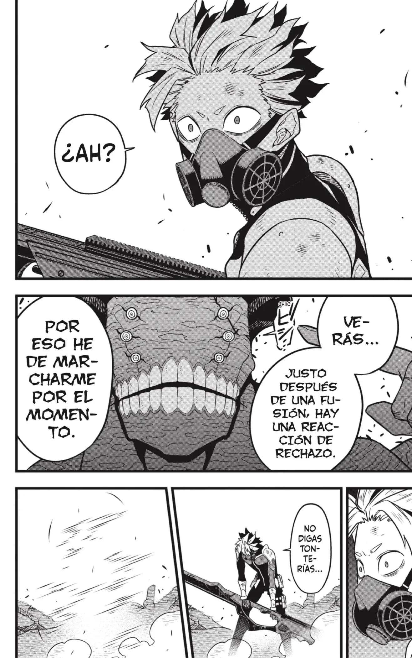 Kaiju No. 8 capítulo 52, página 16