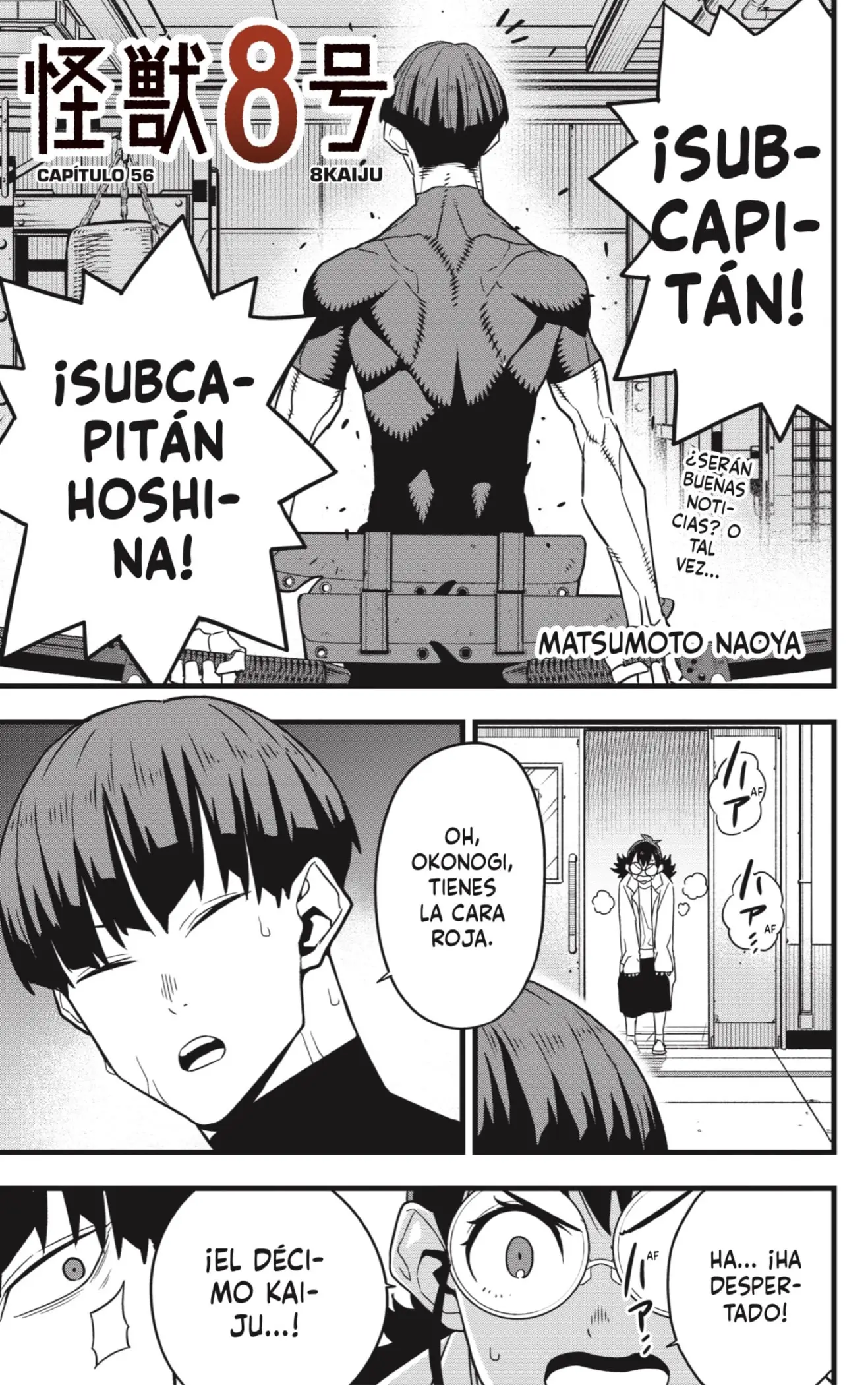 Kaiju No. 8 capítulo 56, página 1