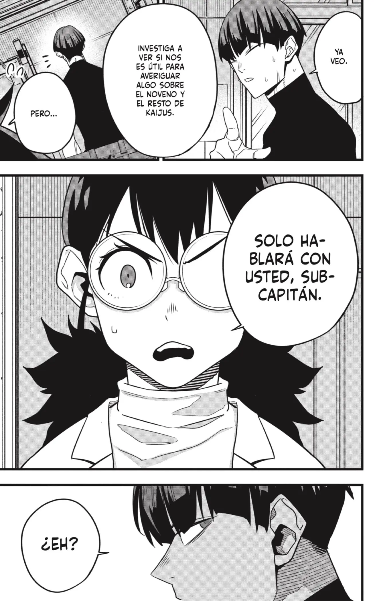 Kaiju No. 8 capítulo 56, página 3