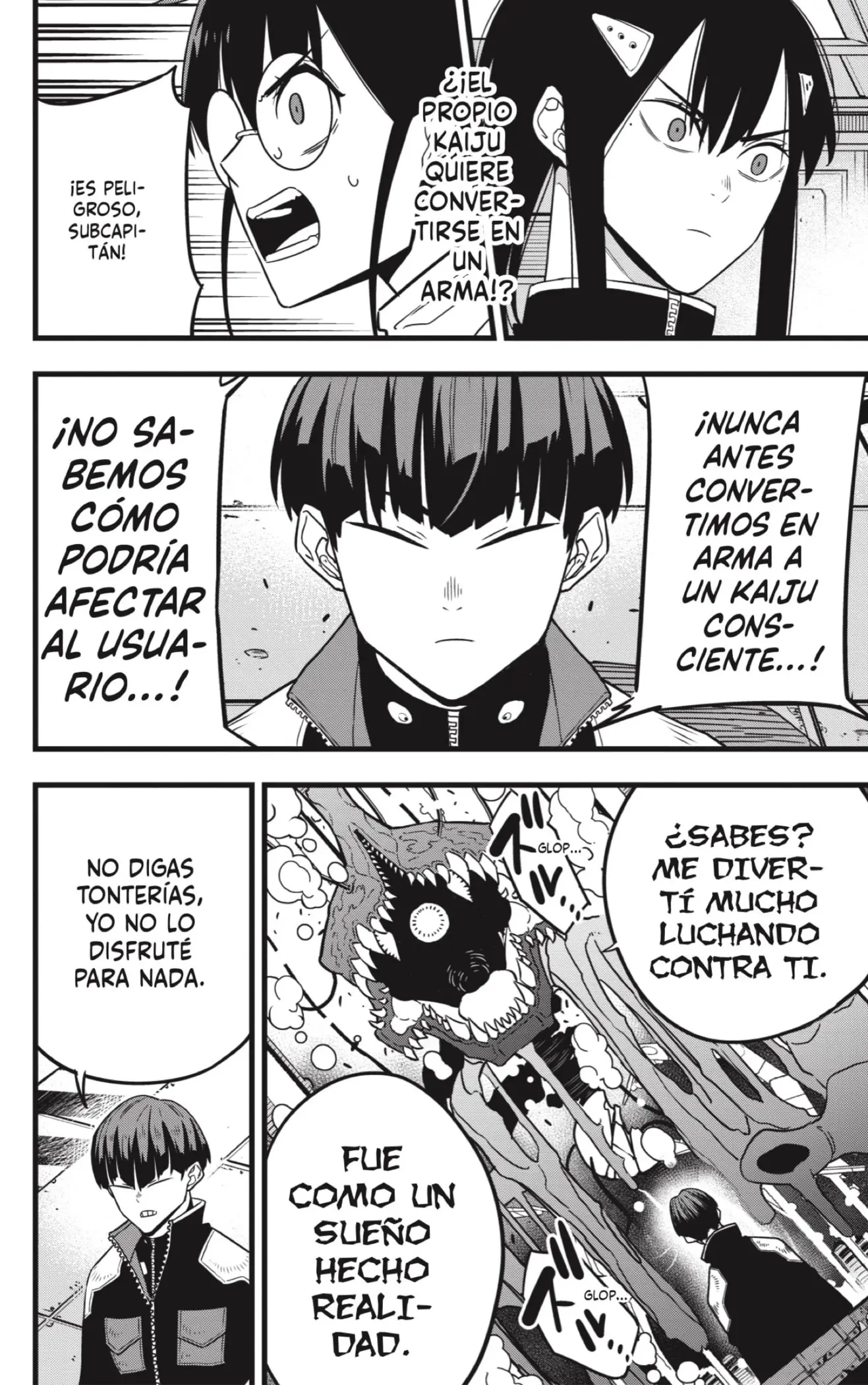 Kaiju No. 8 capítulo 56, página 14