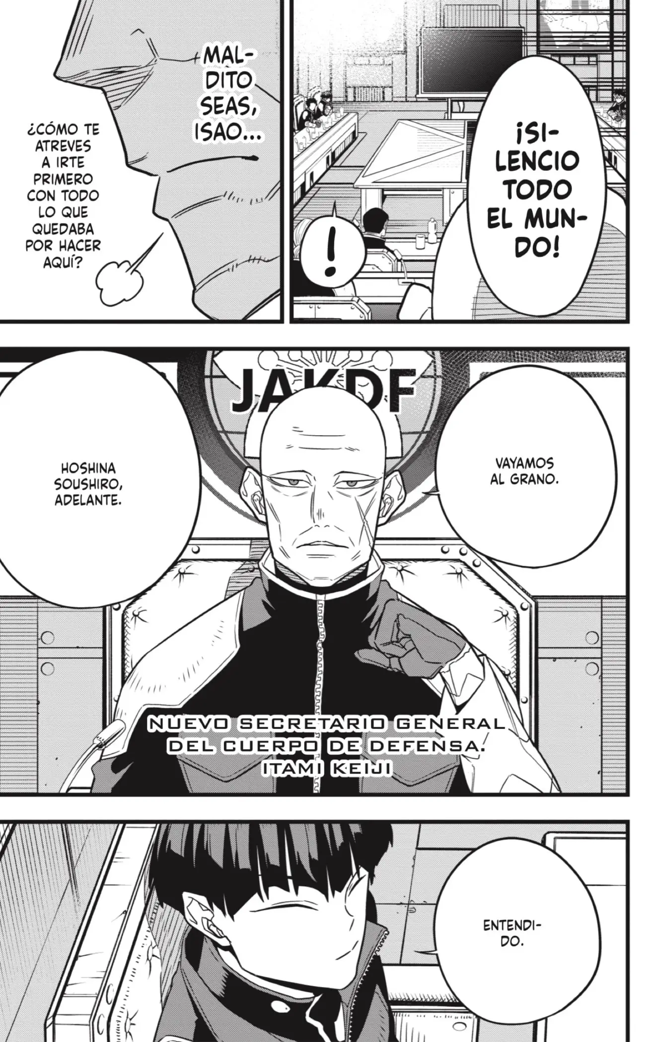 Kaiju No. 8 capítulo 57, página 17